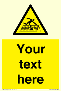 Custom Figure on Roof Sign